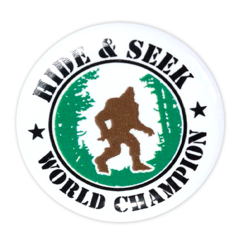 Hide & Seek World Champion Button