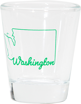 Washington Outline Shot Glass