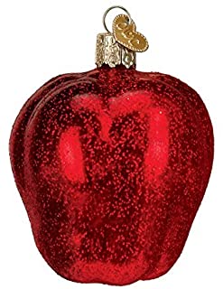 Glass Apple Ornament