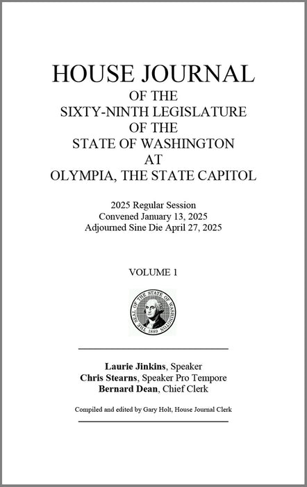 2025 Senate or House Journal