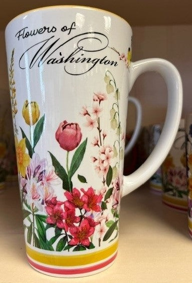 Flowers of Washington Tall Java Mug