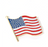 Waving USA Flag Lapel Pin