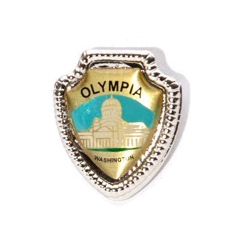Olympia Shield Pin
