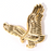 Gold Eagle Lapel Pin