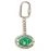 Oval Spinner Key Chain