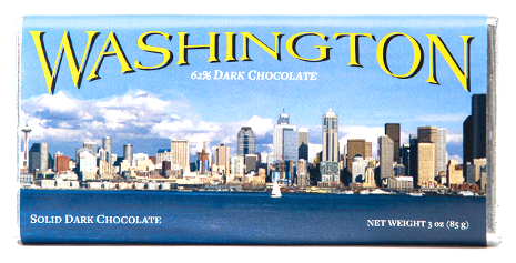 Washington Dark Chocolate Bar