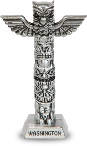 Pewter Totem Pole