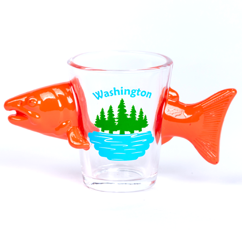 3-D Fish Shot Glass